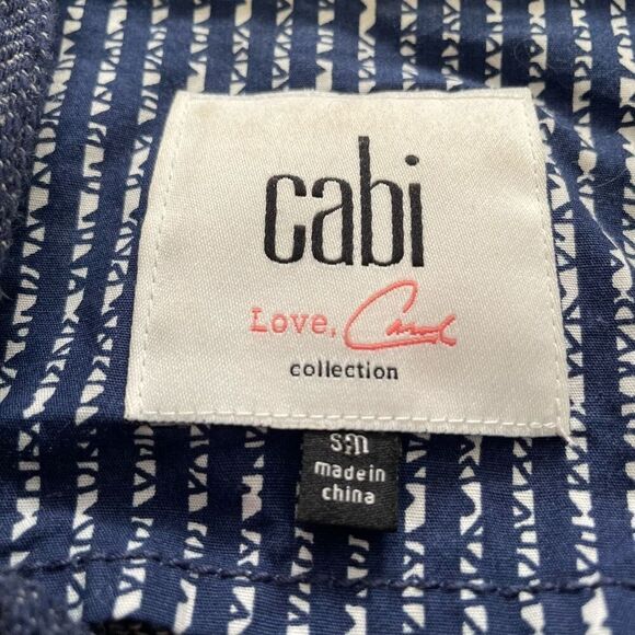 Cabi Blue Zip Up Anorak Jacket #5100 women’s size Small - Picture 8 of 12